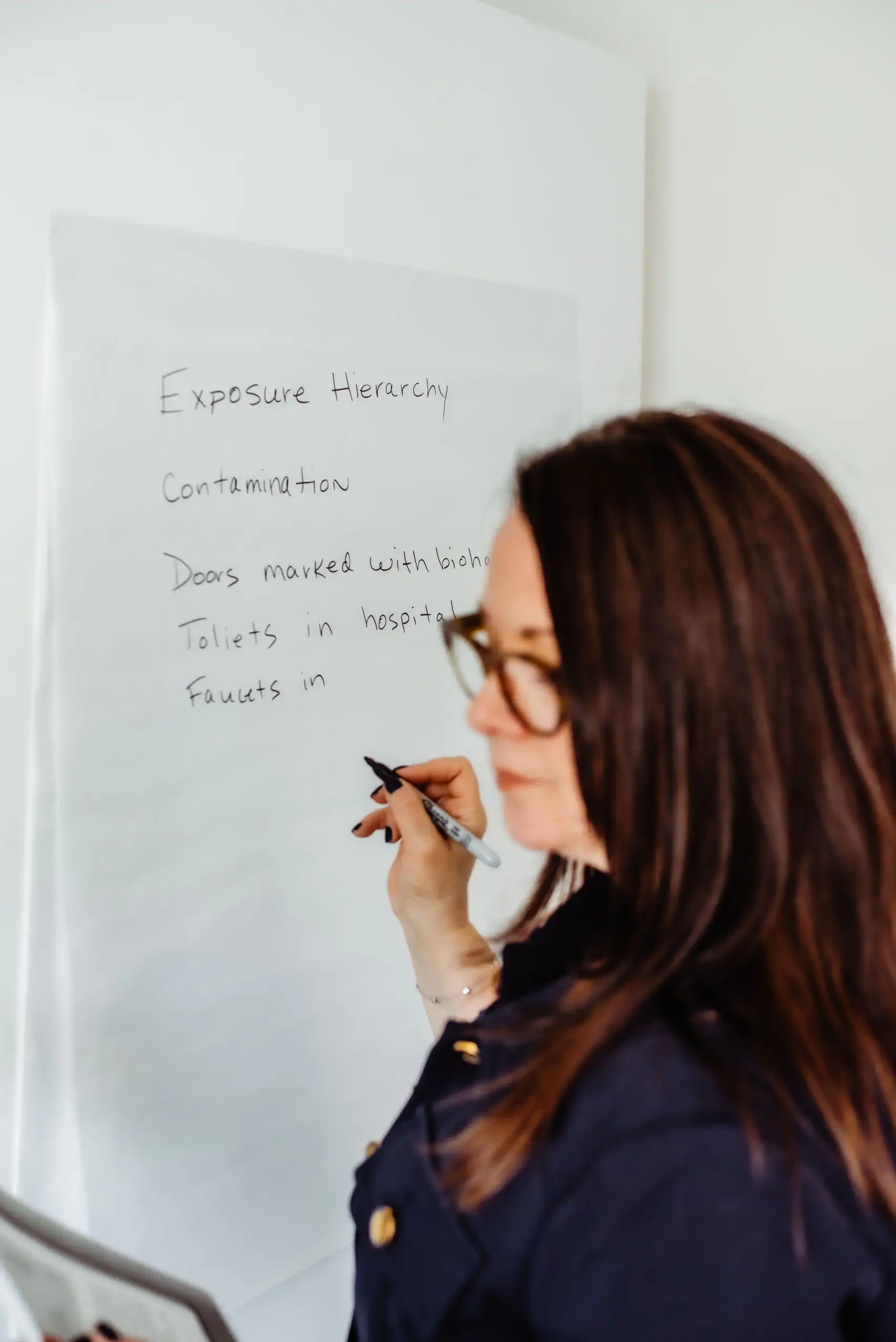 NOT TODAY OCD - Anna Schneiderman's approach to ERP therapy showing active stance against obsessive-compulsive disorder